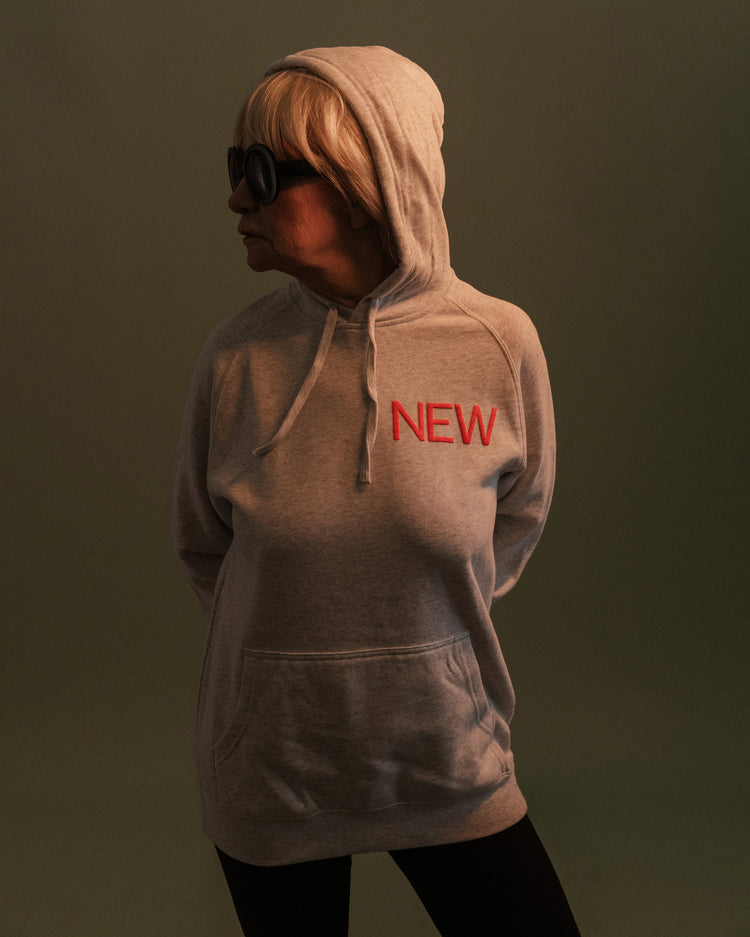 Forever NEW Puff Hooded Sweatshirt (Heather Gray)